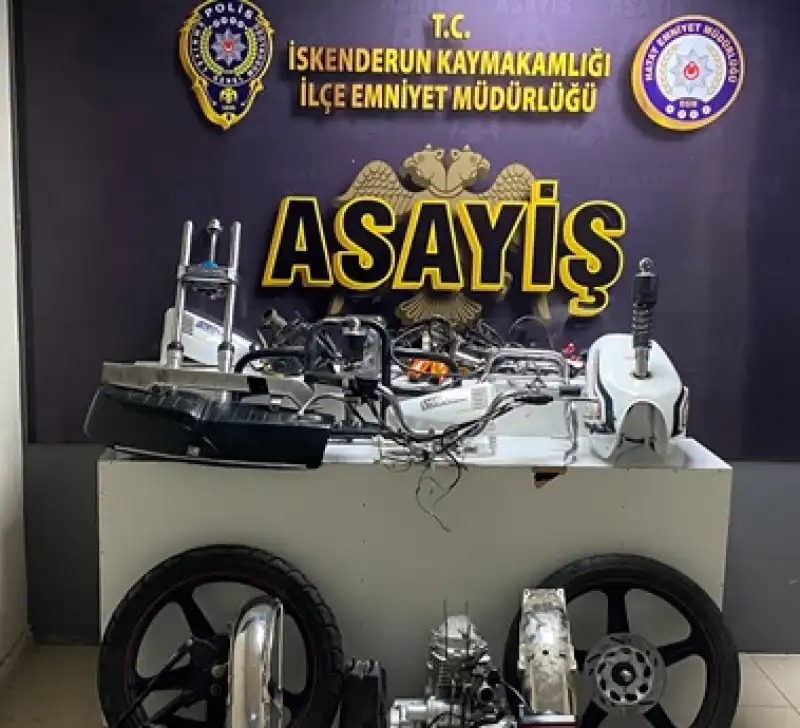 Hatay'da Motosiklet çaldıkları Iddiasıyla Yakalanan 4 Zanlı Tutuklandı