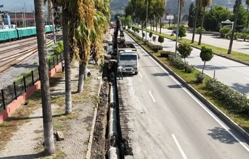 İskenderun’da Yağmur Suyu Sorunu çözülüyor