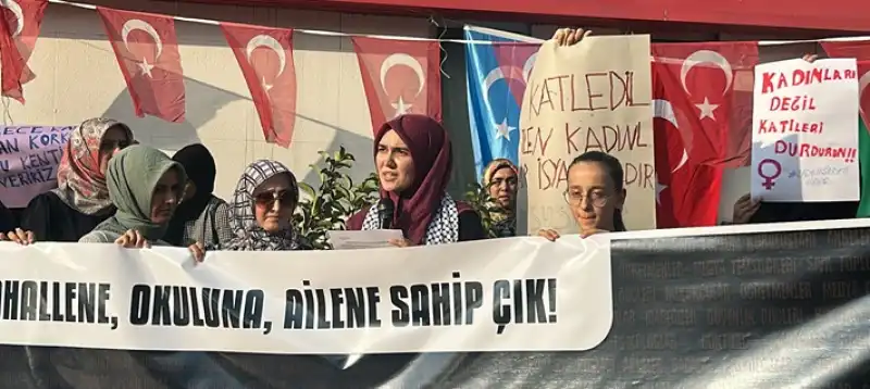 Hatay'da Kadına Yönelik şiddete Tepki Gösterisi