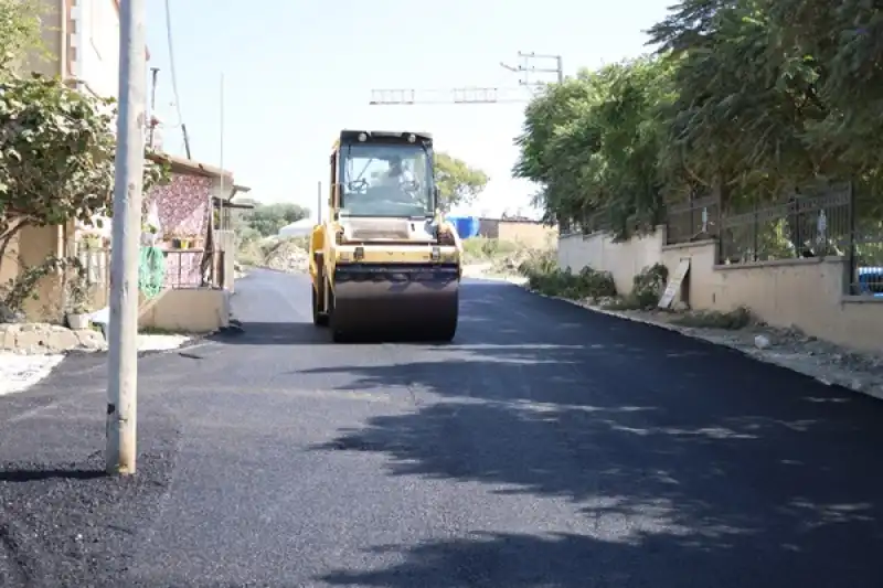 Samandağ'da HBB'nin Asfalt çalışmaları Devam Ediyor