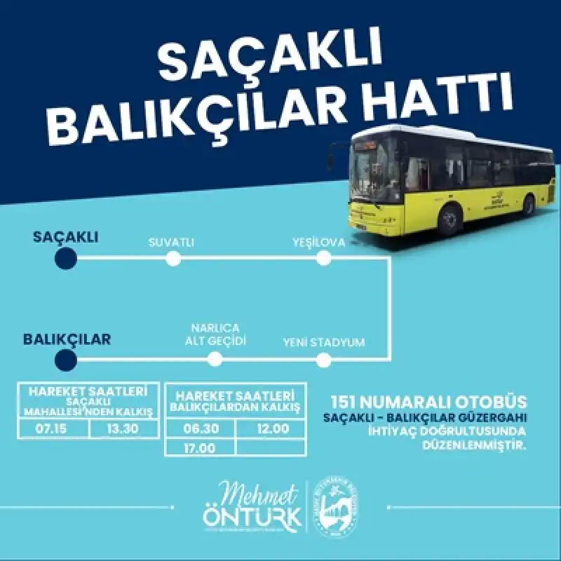 HBB Ulaşımda Sorunları Bir Bir çözüyor Balıkçılar-saçaklı Hattı Yeniden Hizmete Girdi