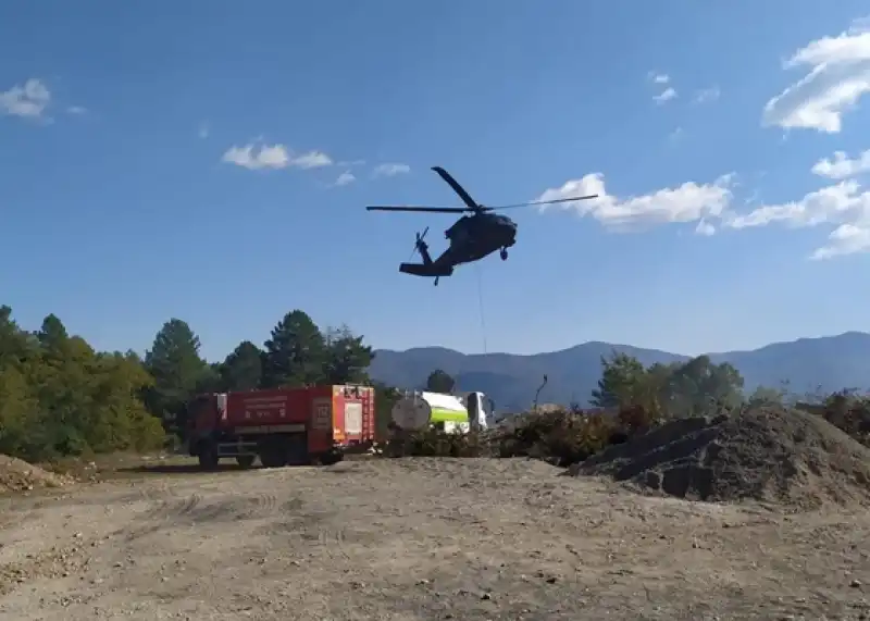 Hatay Dörtyol Ilçesin ’de Ormanlık Alanda Yangın çıktı