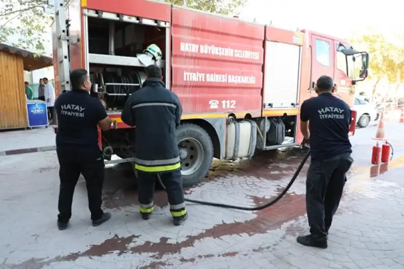 İtfaiye ’den Hastanede Yangın Tatbikatı 