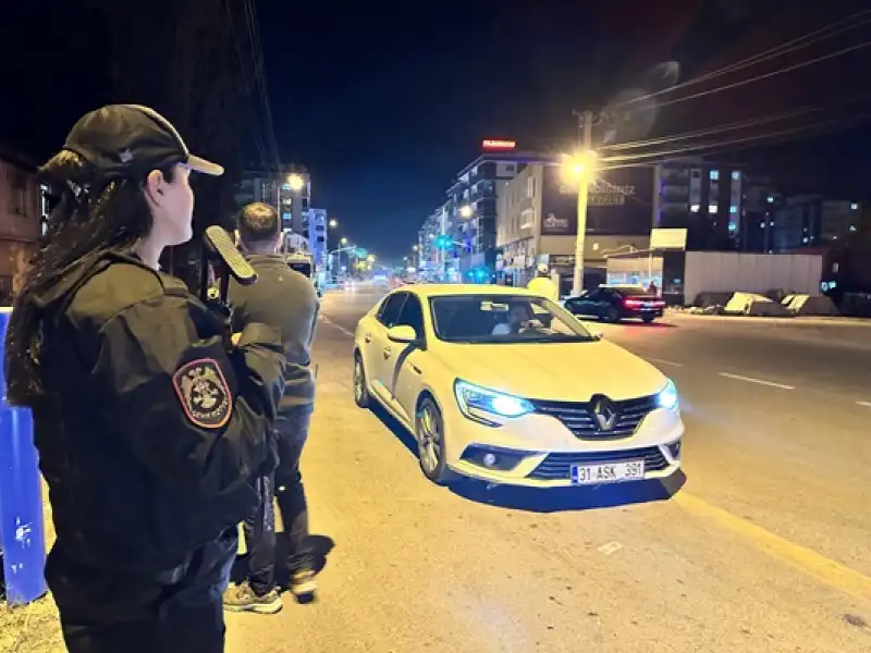 Hatay'da Huzur Ve Güven Uygulaması Yapıldı