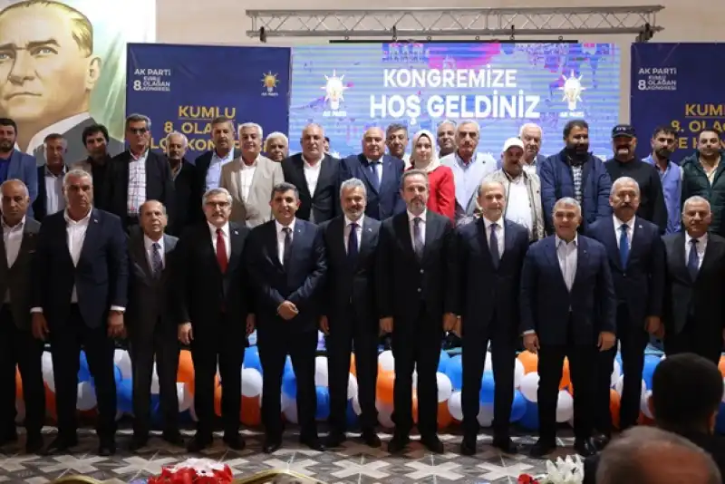 Ak Parti Kumlu Kongresi Şahin Sağıroğlu, Ilçe Başkanı Olarak Seçildi