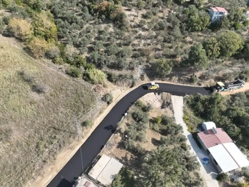 Defne Çökek Ve Hüseyinli Bağlantı Yolu Asfaltlandı