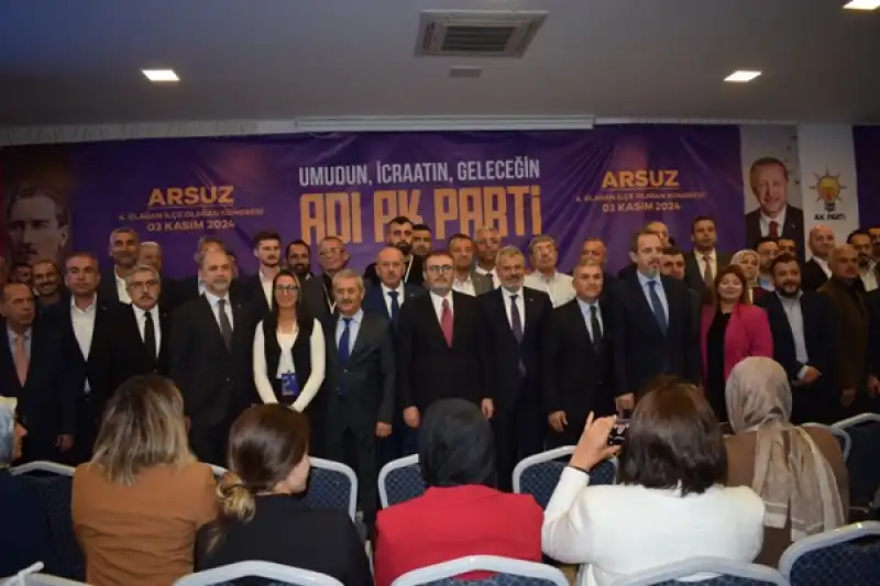 Ak Parti Arsuz Kongresi Tamamlandı