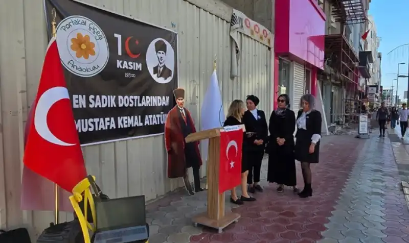 Hatay'da 10 Kasım Kapsamında Atatürk Hatıra Defteri Oluşturuldu