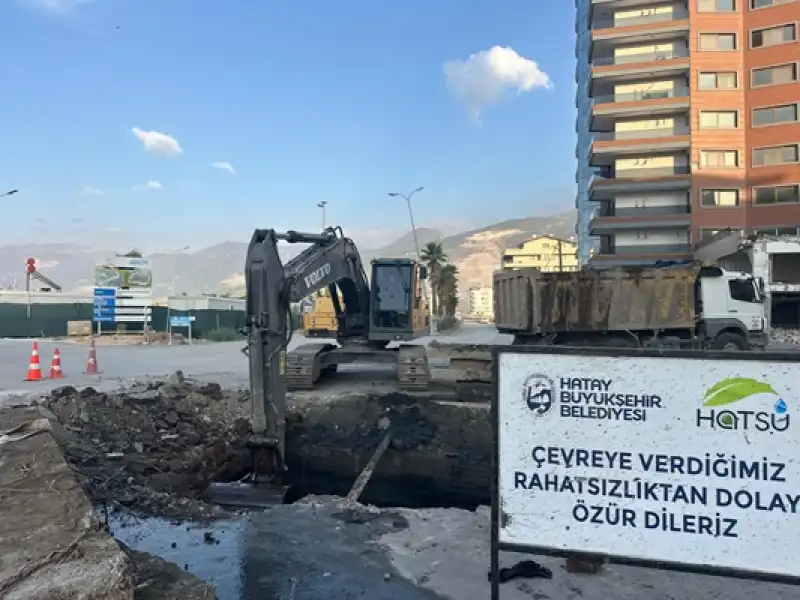 HBB İskenderun’daki Dev Menfez Için Kolları Sıvadı