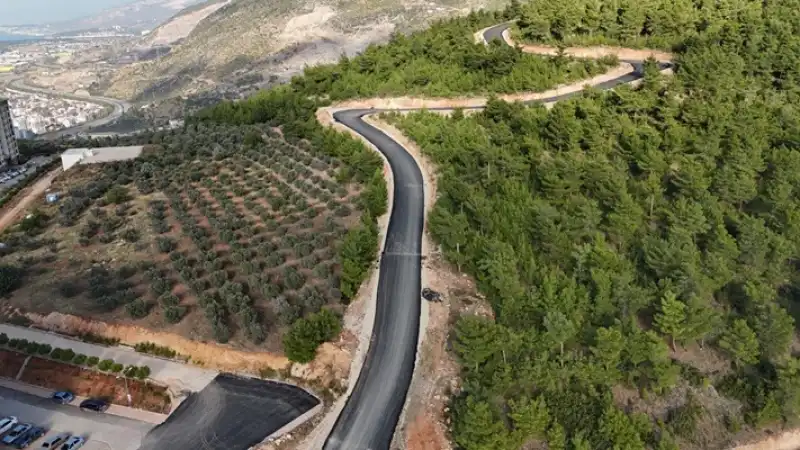 İskenderun Toki-Sakit Yolu Asfaltlandı