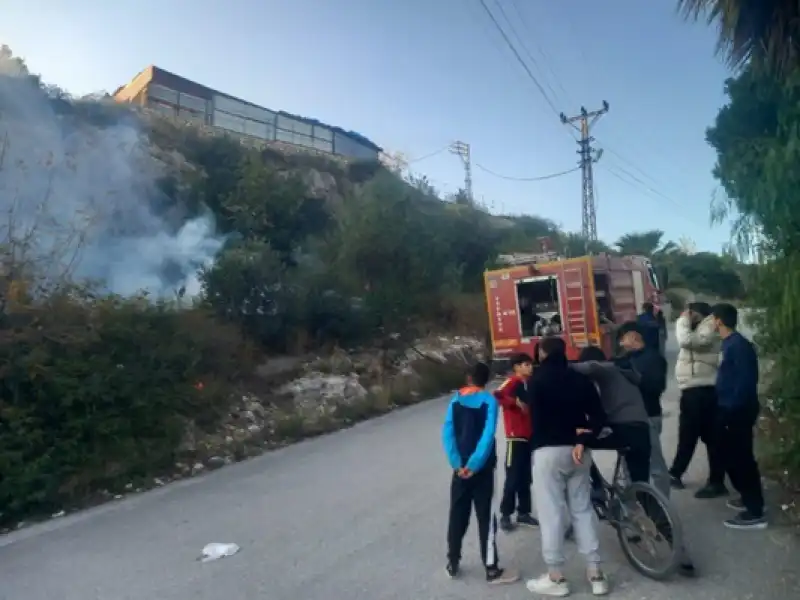 Samandağ'da çıkan Bahçe Yangını Söndürüldü