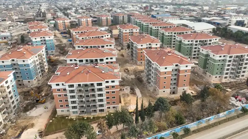 Hatay'daki 600 Evler Sitesi'nde Anahtar Teslimi Bu Ay Sonu Başlıyor