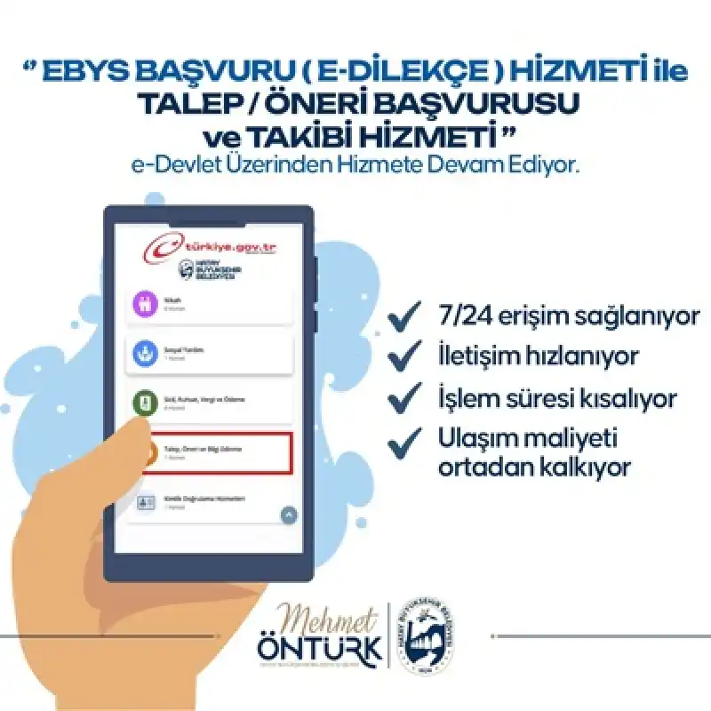 HBB’den E-devlette E-dilekçe Kolaylığı