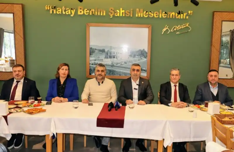 MHP Hatay Basın Mensupları Ile Buluştu