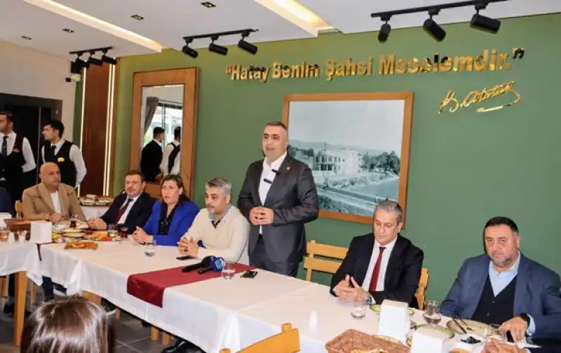 MHP Hatay Basın Mensupları Ile Buluştu