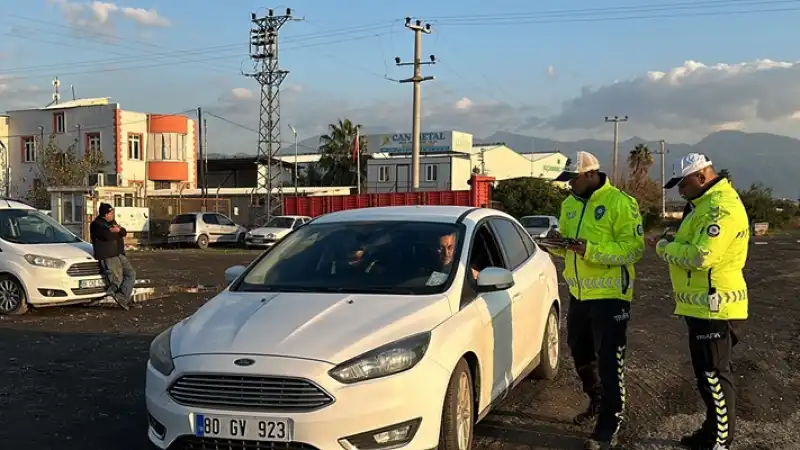 Hatay'da Polis Ekiplerince Uygulama Yapıldı