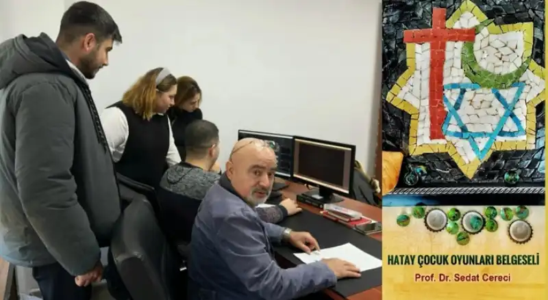 Prof. Cereci'nin Hatay Çocuk Oyunları Belgeseli Kurgu Evresinde