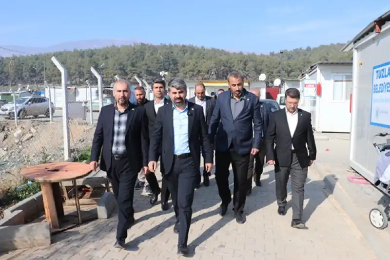 HÜDA PAR Deprem Bölgesi Araştırma Komisyonu Heyeti, Hatay'da Ziyaretlerini Sürdürdü 