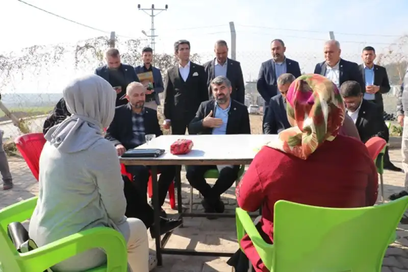 HÜDA PAR Deprem Bölgesi Araştırma Komisyonu Heyeti, Hatay'da Ziyaretlerini Sürdürdü 