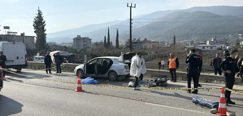 Hatay'da Otomobile çarparak çekicinin Altında Kalan Motosikletin Sürücüsü öldü 