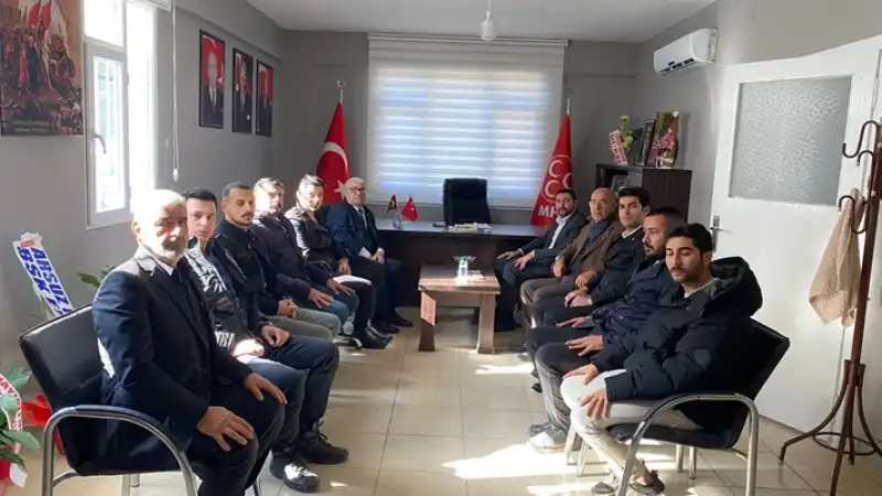 Ülkücülerden MHP Kırıkhan’a Tebrik Ziyareti