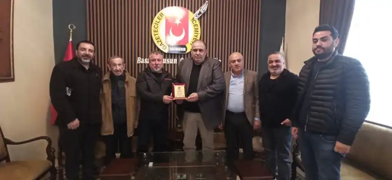 İskenderunspor Yönetiminden Gazeteciler Cemiyeti’ne Ziyaret Ve Maça Davet