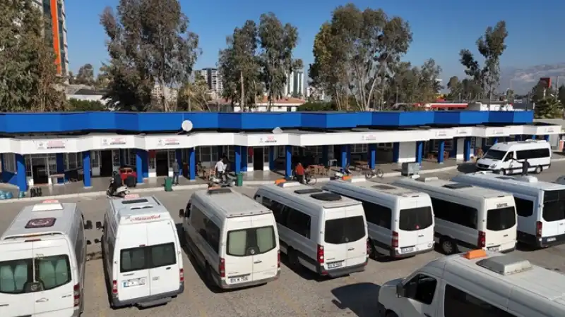 İskenderun Minibüs Garajı Modern Görünümüne Kavuştu