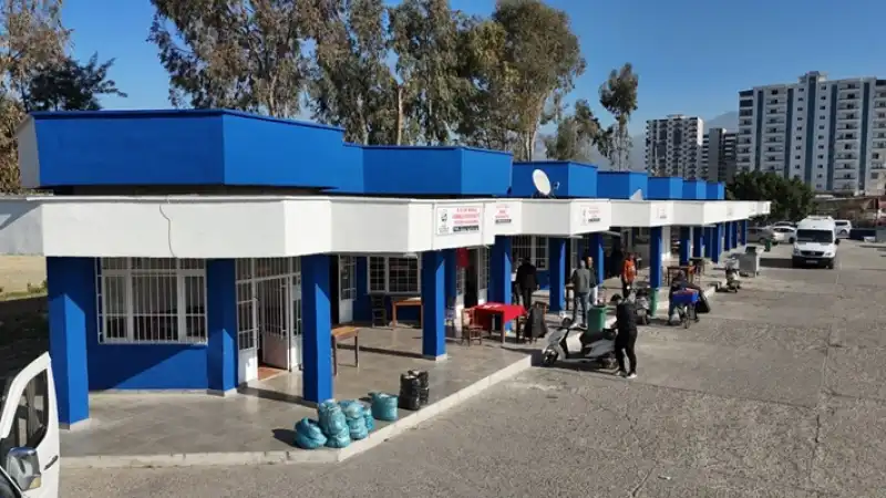 İskenderun Minibüs Garajı Modern Görünümüne Kavuştu