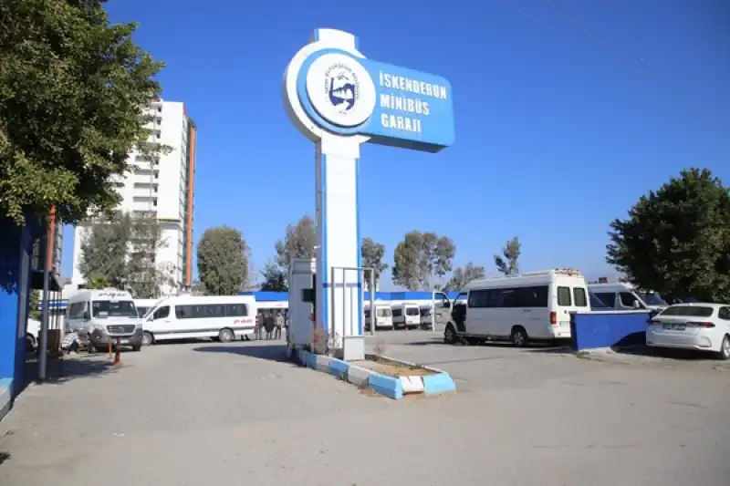 İskenderun Minibüs Garajı Modern Görünümüne Kavuştu