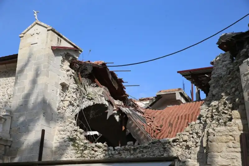 Hatay'da Depremde Hasar Gören Aziz Georgios Rum Ortodoks Kilisesi'nde Inceleme Yapıldı