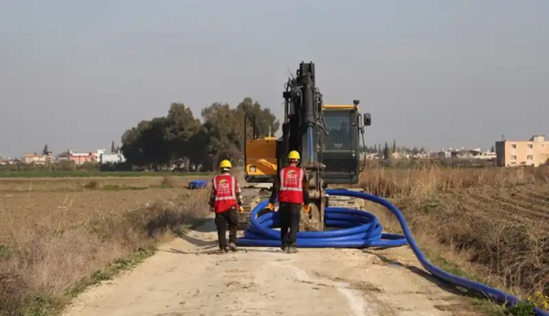 Antakya Madenboyu’nda Kuyu Ile Depo Arasına şebeke çekildi