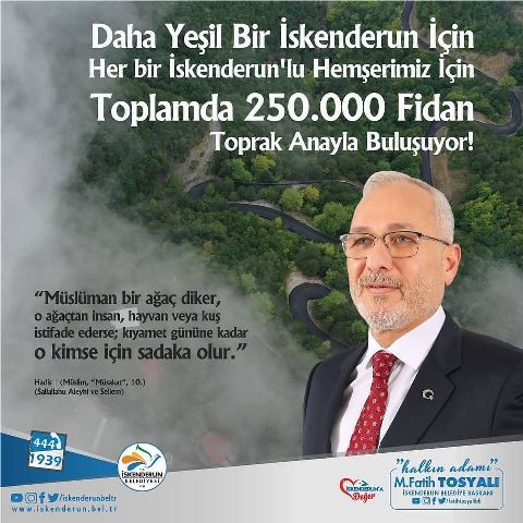 250 bin fidanı toprakla buluşturacağız