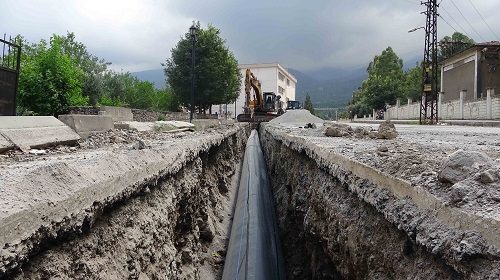 Payas’ta içme suyu depo inşaatı sürüyor