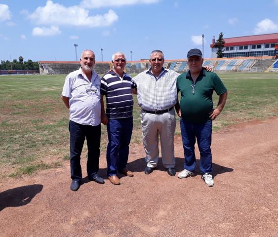 ASKF heyeti beş Temmuz Stadında