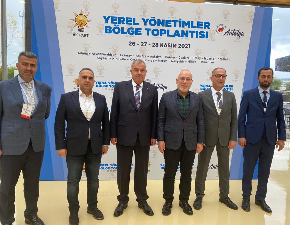 Başkan Yılmaz Antalya da yerel yönetimler toplantısında