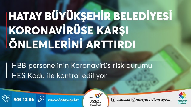 HBB Koronavirüse karşı önlemlerini arttırdı