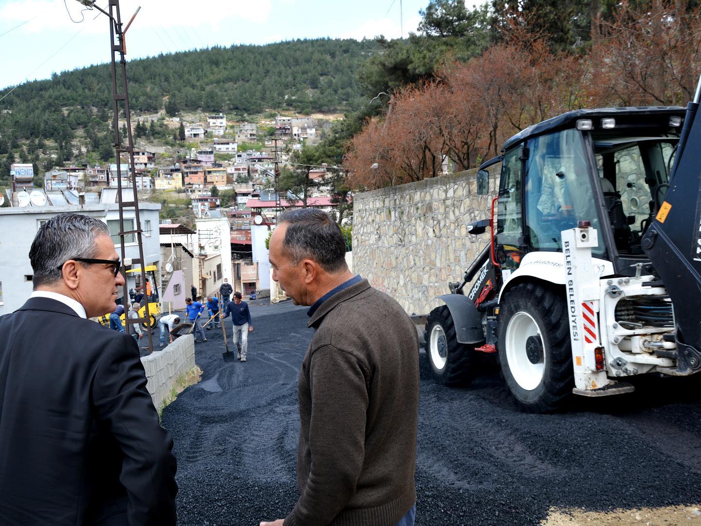 Belen de asfalt seferberliği başladı