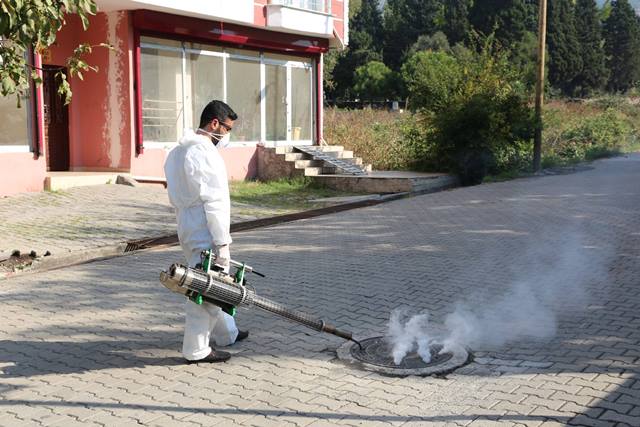 Haşere ile mücadele il genelinde devam ediyor