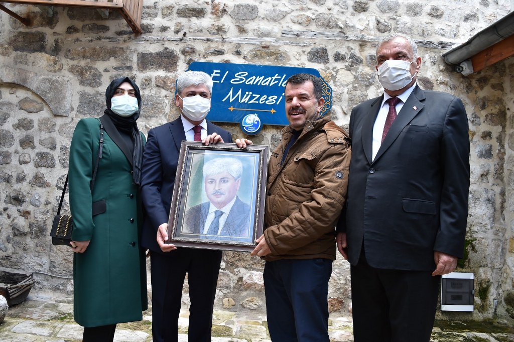 Hatay valisi Rahmi Doğandan el sanatları müzesine ziyaret