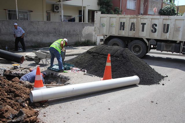 Deforme olan altyapı hatları yenileniyor