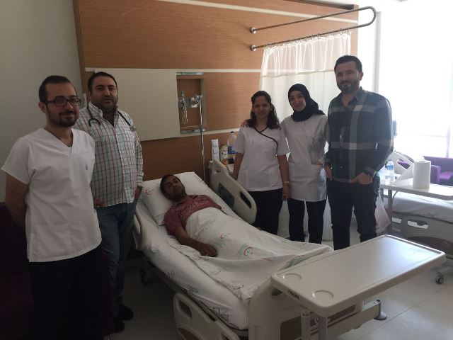 26 yaşındaki genç adama stent takıldı