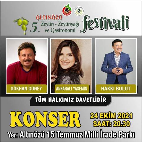 Altınözünde dolu dolu fetival başlıyor