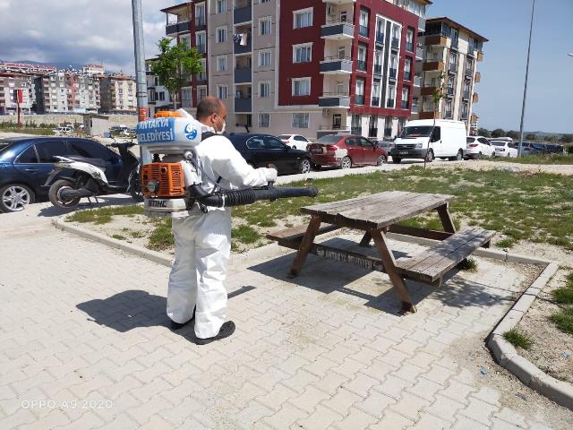 Antakya Belediyesinden dezenfekte çalışması