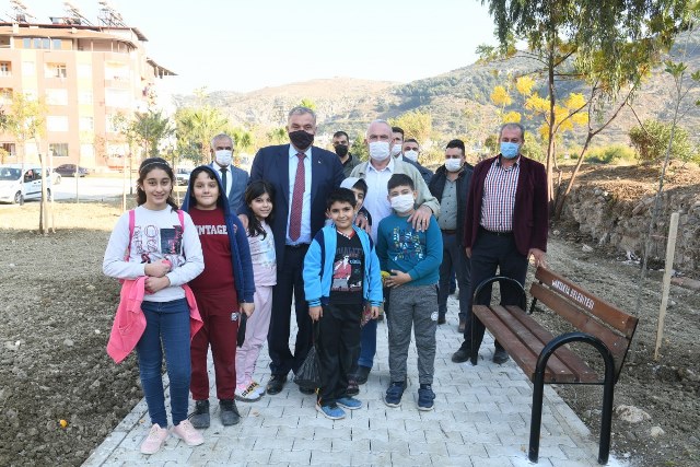 Antakya Belediyesi Küçükdalyana park kazandırıyor