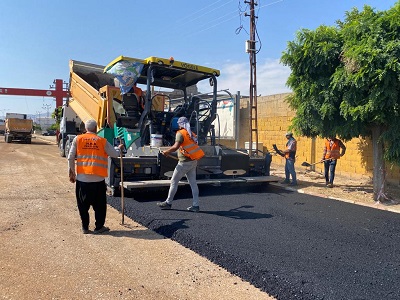 HBB Reyhanlı’da asfalt çalışması yaptı