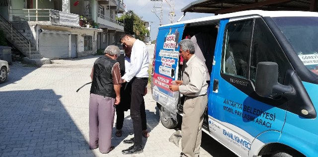 Mobil paylaşım aracı Alahan Mahallesinde