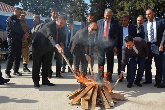 Altınözün de nevruz coşkuyla kutlandı