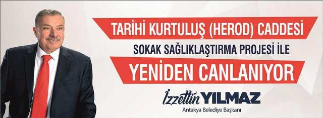 Tarihi Kurtuluş (HEROD) caddesi yeniden canlanıyor