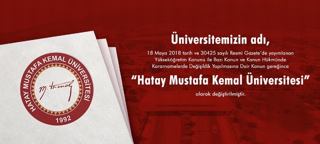 MKÜ’nün ismi değiştirildi