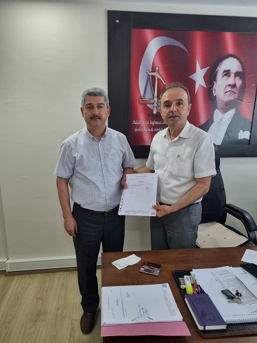 Saadet Partisi Hatay İl Başkanı Eğe mazbatasını aldı